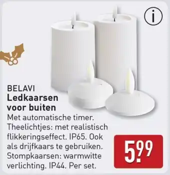 ALDI Belavi Ledkaarsen voor buiten aanbieding