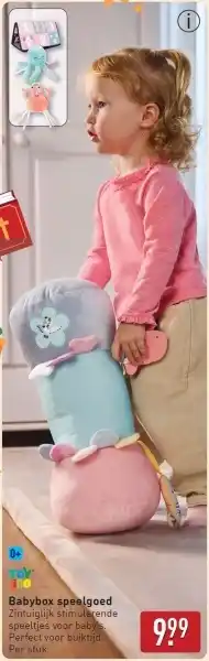 ALDI Babybox speelgoed aanbieding