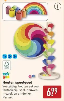 ALDI Houten speelgoed aanbieding