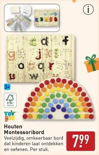 ALDI Houten Montessoribord aanbieding