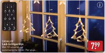 ALDI Casalux Led-lichtgordijn aanbieding
