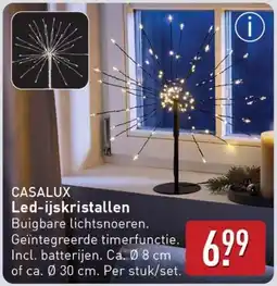 ALDI Casalux Led-ijskristallen aanbieding