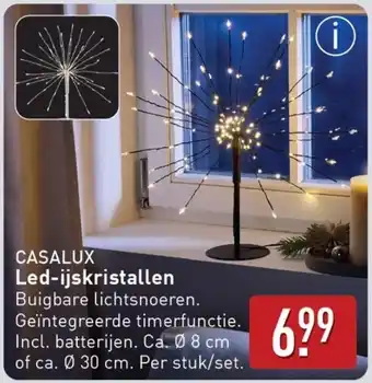 ALDI Casalux Led-ijskristallen aanbieding