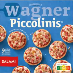 Dekamarkt Wagner Piccolinis salami, 9 stuks aanbieding