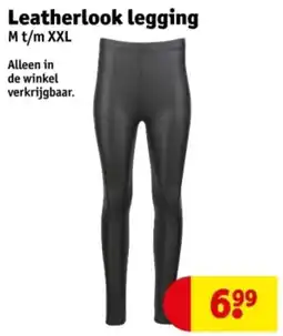 Kruidvat Leatherlook legging aanbieding