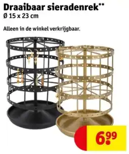Kruidvat Draaibaar sieradenrek aanbieding