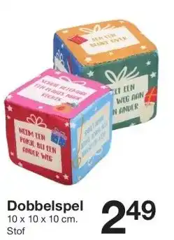 Zeeman Dobbelspel aanbieding