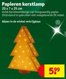 Kruidvat Papieren kerstlamp aanbieding