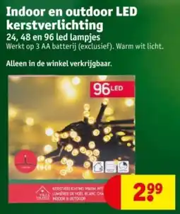 Kruidvat Indoor en outdoor LED kerstverlichting aanbieding
