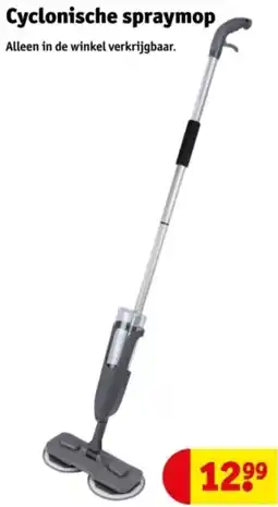 Kruidvat Cyclonische spraymop aanbieding