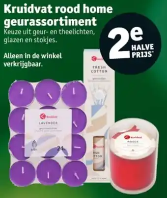 Kruidvat Kruidvat rood home geurassortiment aanbieding