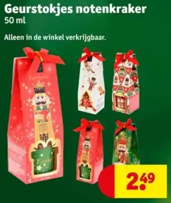 Kruidvat Geurstokjes notenkraker aanbieding