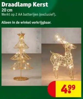 Kruidvat Draadlamp Kerst aanbieding