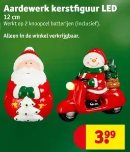 Kruidvat Aardewerk kerstfiguur LED aanbieding