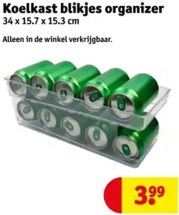 Kruidvat Koelkast blikjes organizer aanbieding