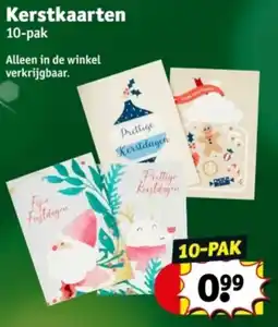 Kruidvat Kerstkaarten aanbieding