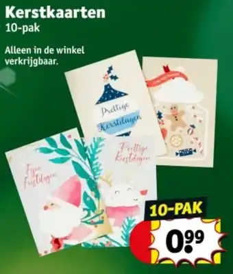 Kruidvat Kerstkaarten aanbieding