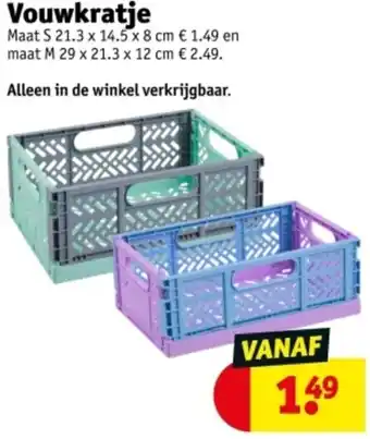 Kruidvat Vouwkratje aanbieding