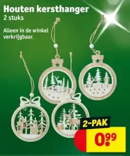 Kruidvat Houten kersthanger aanbieding