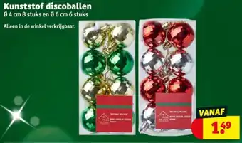 Kruidvat Kunststof discoballen aanbieding