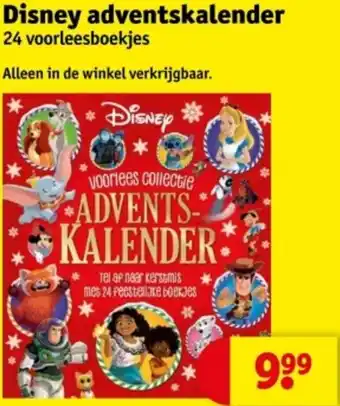 Kruidvat Disney adventskalender aanbieding