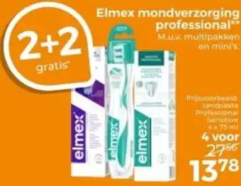 Trekpleister Elmex mondverzorging professional aanbieding