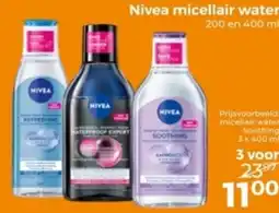 Trekpleister Nivea micellair water aanbieding