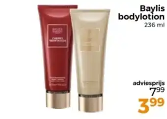 Trekpleister Baylis bodylotion aanbieding