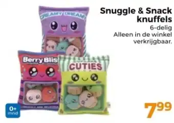 Trekpleister Snuggle & Snack knuffels aanbieding