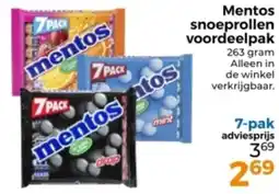 Trekpleister Mentos snoeprollen voordeelpak aanbieding