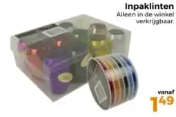 Trekpleister Inpaklinten aanbieding