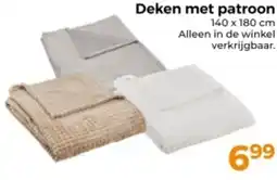 Trekpleister Deken met patroon aanbieding