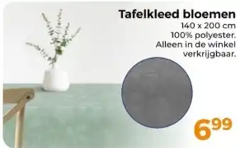 Trekpleister Tafelkleed bloemen aanbieding
