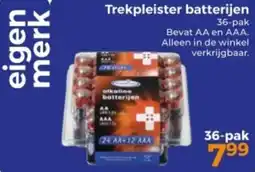 Trekpleister Trekpleister batterijen aanbieding