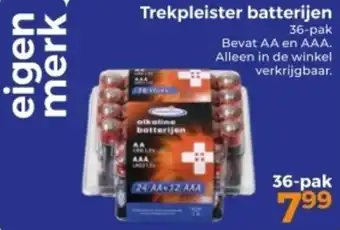 Trekpleister Trekpleister batterijen aanbieding