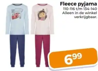 Trekpleister Fleece pyjama aanbieding