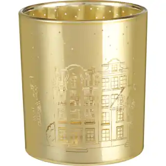 Albert Heijn AH Excellent Waxinelichthouder goud aanbieding