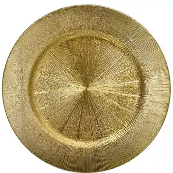 Albert Heijn AH Excellent Onderbord goudkleurig lijnen 33cm aanbieding