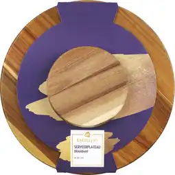 Albert Heijn AH Excellent Dubbel houten draaiplateau aanbieding