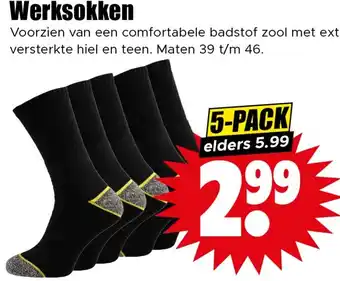 Dirk Werksokken aanbieding