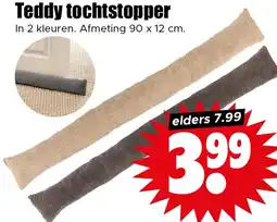 Dirk Teddy tochtstopper aanbieding