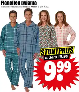 Dirk Flanellen pyjama aanbieding