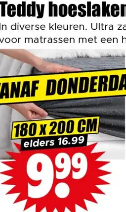 Dirk Teddy hoeslaken aanbieding