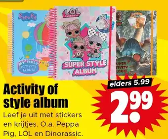Dirk Activity of style album aanbieding