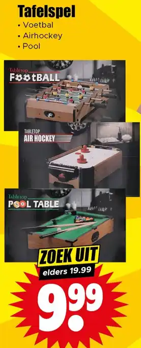 Dirk Tafelspel aanbieding