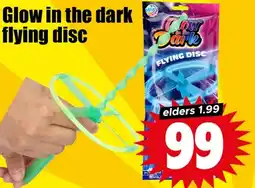 Dirk Glow in the dark flying disc aanbieding