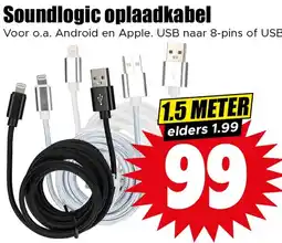Dirk Soundlogic oplaadkabel aanbieding