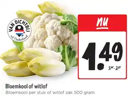 Jumbo Bloemkool of witlof aanbieding