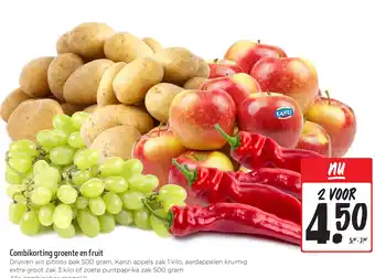 Jumbo Combikorting groente en fruit aanbieding