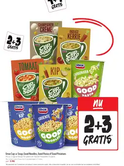Jumbo Unox Cup-a-Soup, Good Noodles, Good Pasta of Good Potatoes aanbieding